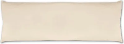 Produktbild von Seitenschläfer Kissenhülle Beige ca. 40x120 cm – Mikrofaser Bezug, waschbar, für Körperkissen, Füllkissen und Seitenschläferkissen