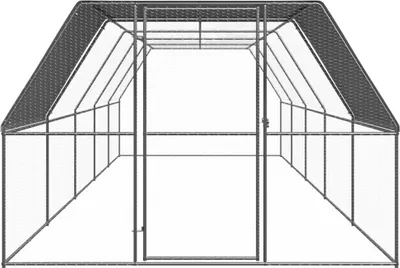 Obrázok produktu pre vidaXL Vonkajšia klietka pre kurčatá 3x10x2 m Pozinkovaná oceľ
