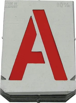 Produktbild von Signierschablonen-Satz Ziffern 80 mm
