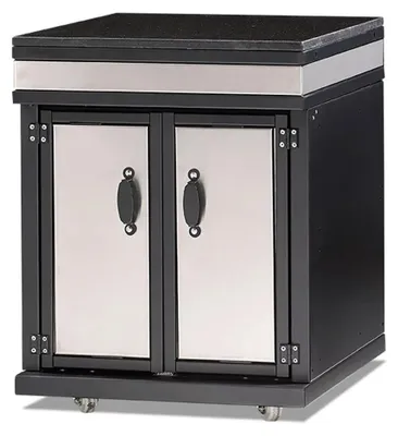 Produktbild von Elegantes Außenküchenmodul aus Edelstahl in Silber