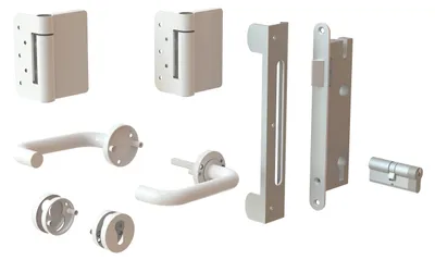 Produktbild von OSMO Beschläge für Einzeltore Metall weiß