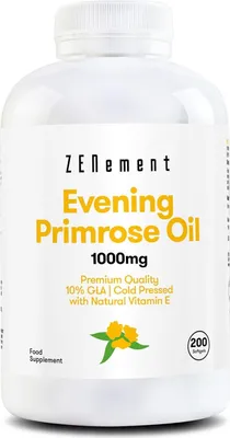 Obrázok produktu pre Doplnok stravy Zenement Evening Primrose Oil, 200 kapsúl