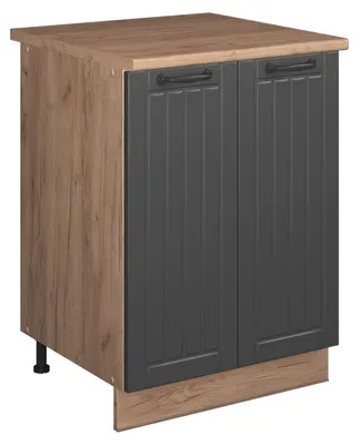 Zdjęcie produktu dla Szafka pod zlew Vicco Fame-Line Ciemnoszary/Dąb goldkraft 60 cm, Model 65231