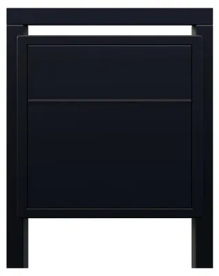 Produktbild von Standbriefkasten, Design Briefkasten Soprano Schwarz
