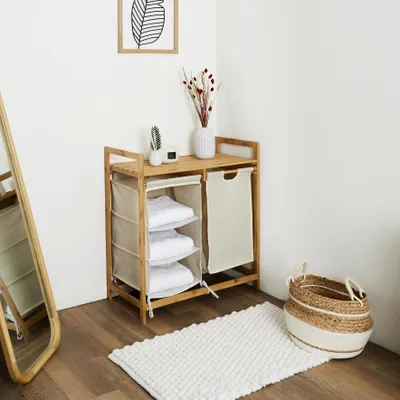 Image de Rangement Compartiments Support Bambou