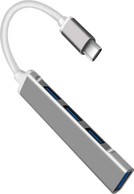 Obrázek produktu pro Rozbočovač USB-C se 4 porty – stříbrný