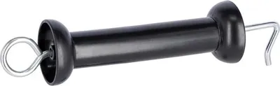 Produktbild von Kerbl Torgriff Soft Grip 5?Stück schwarz, verzinkter Haken, Weidezaun