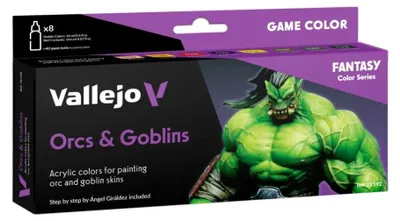 Imagen del producto de Vallejo 72.192 - Set de pinturas para Orcos y Goblins, 8 x 18 ml - Nuevo