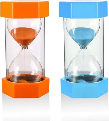 Produktbild von Sanduhr Set 5 und 10 Minuten - Küchentimer und Spieluhr für Zeitmessung