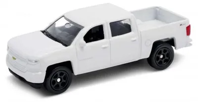 Modellauto Chevrolet Silverado 2017, 1:64, 7,5 cm, Metall