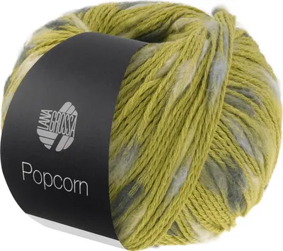 Produktbild von Lana Grossa - Popcorn 0014 pistazie hellbeige zartgrau dunkelgrau
