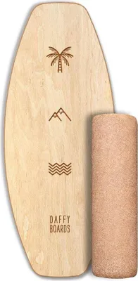 Produktbild von Daffy Boards Allrounder Balance Board Set mit Korkrolle - Design: Triad