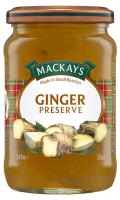 Produktbild von MACKAYS Ginger Preserve – Ingwer-Konfitüre, 340g