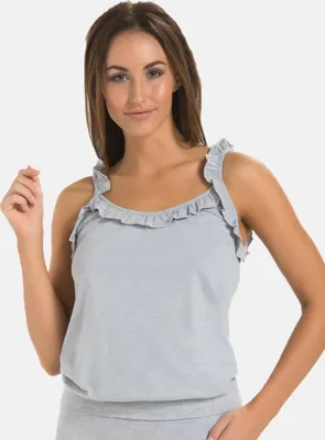 Produktbild von Teyli Trägerloses Schlafshirt aus Viskose Sleepy Female 2709 grau L