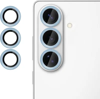 Produktbild von Kamera Schutzglas Linsenschutz für Samsung Galaxy S26 Plus 9H Hartglas Blau