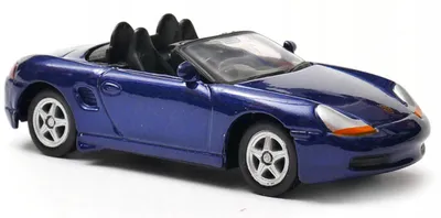 Produktbild von Welly Porsche Boxster Modellauto 1:64 Blau Metall