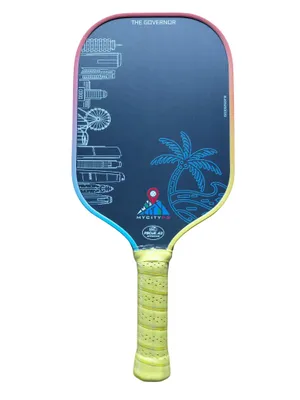Produktbild von Pickleball Schläger Governor Los Angeles, USAP , 42x18 cm, 237-245g, Rohkohlefaser + Fiberglas, 14 cm Griff