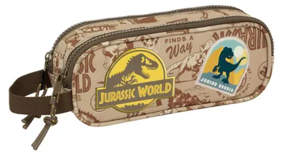 Image de Safta Double Jurassic World Trousse Marron Homme Marron One Size