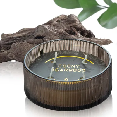 Obrázek produktu pro Vánoční Svíčka Ve Skle 13 Cm Vánoce Dekorace Ebony Agarwood