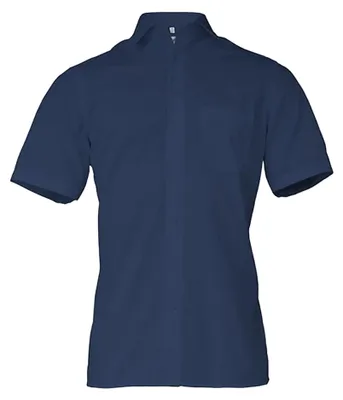 Produktbild von Marvelis - Hemd für Herren, Popelin, Normal, kurzärmlig LT5761 (47,62 cm) (Marine)