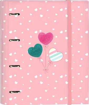 Obrázok produktu pre Krúžkový zakladač BlackFit8 Globitos 27 x 32 x 3,5 cm Ružový