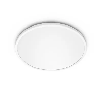 Produktbild von Philips Funktional Super Slim Deckenleuchte, 18 W, LED, Nicht austauschbare(s) Leuchtmittel, 2700 K, 1500 lm, IP20, Weiß