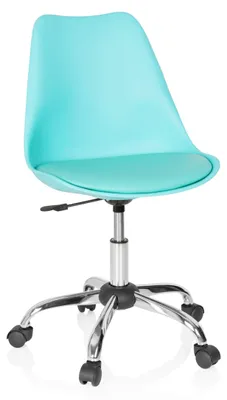 Produktbild von hjh OFFICE Home Office Bürostuhl FANCY PRO Schreibtischstuhl ohne Armlehnen Kunstleder Drehstuhl