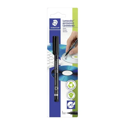 Image de STAEDTLER® 310-9CDBKD Marqueur Lumocolor CD/DVD sw BK
