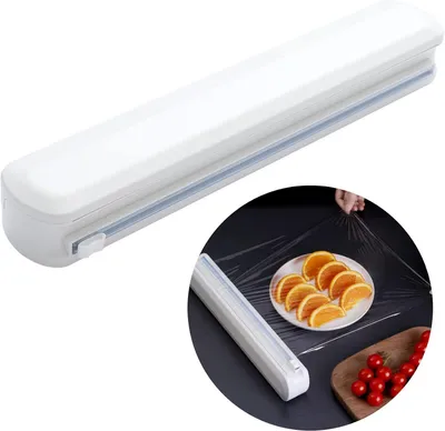 Productafbeelding van Voedselfoliedispenser - Papiersnijder - Restaurantaccessoires - Snijder - Organizer - Geschikt voor binnenbreedtes tot 32 cm - Aluminiumfolie