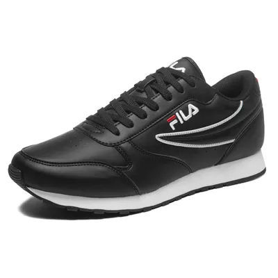 Immagine prodotto di Sneaker da uomo FILA - Orbit Low, scarpa da corsa retrò, sneaker, modello basso, ecopelle nero/bianco 45 EUR
