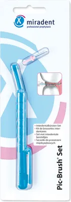 Image de miradent Pic-Brush Set bleu transparent 3,0 mm, 1 pc. Brosses interdentaires