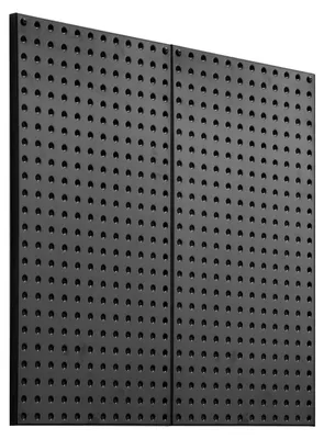 Obrázok produktu pre VEVOR nástenný organizér na náradie, 81 x 40 cm, 2 panely, robustný nástenný organizér na kolíky z ocele do obývačky, garáže, kancelárie, remeselnej dielne, kuchyne, domácnosti, čierny