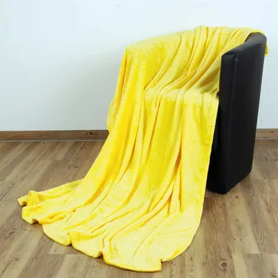 Immagine prodotto di Coperta "Celina" - coperta soffice di alta qualità, 150 x 200 cm - giallo