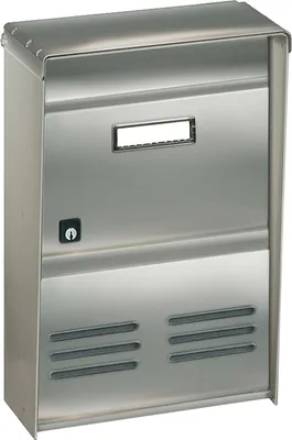Produktbild von Briefkasten 26x12xH37 Alubox Dublo Evo Inox