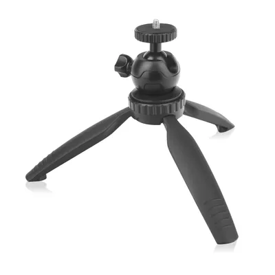 Image de Trépied Overmax Tripod Mini : trépied stable et portable (19 cm) pour projecteurs jusqu'à 2 kg, compatible avec les filetages 1/4", idéal pour les présentations