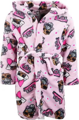 Produktbild von LOL Surprise Kinder Mikrofaser Bademantel in Rosa – 92/98 / Rosa