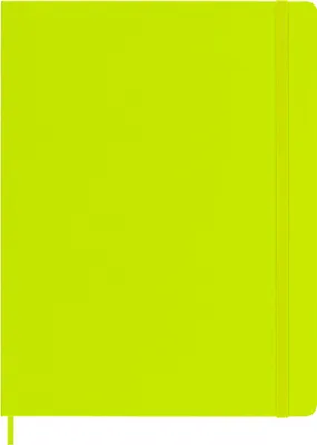 Produktbild von Moleskine Notizbuch, Format XL, unliniert, Hardcover, Limettengrün