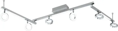 Zdjęcie produktu dla EGLO Cardillio 1, Powierzchniowe spot oświetlenie, Niewymienialne źródło światła, 3000 K, 400 lm, 220-240 V, Aluminium, Chrom