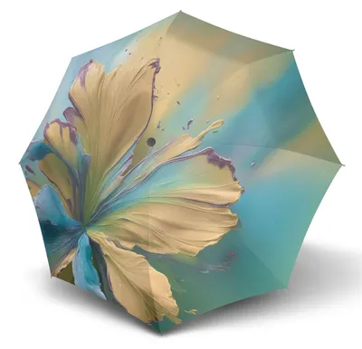 Produktbild von Knirps Taschenregenschirm Regenschirm T.200 Medium Fashion Duomatic Lily mehrfarbig