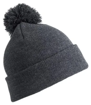 Immagine prodotto di Result - Cappello con pompon "Winter Essentials" da donna FK669 (taglia unica) (grigio)
