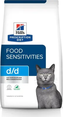Produktbild von HILL'S PRESCRIPTION DIET Feline d/d Katzentrockenfutter Ente  Erbsen 1 5 kg