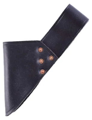 Produktbild von Schwertgürtelhalter aus Leder Schwarz