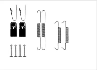 Produktbild von Zubehörsatz Feststellbremsbacken TEXTAR hinten für JEEP GRAND CHEROKEE II (WJ, WG)