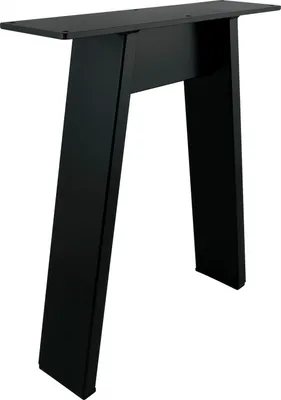 Produktbild von SIMAUSROM Bankkufe A-Form Breite 380 mm Stahl schwarz lackiert