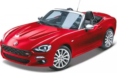 Produktbild von Bburago 1:24 Fiat 124 Spider rot 18-21083