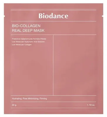 Zdjęcie produktu dla BIODANCE Bio-Collagen Real Deep Mask, 34g - kolagenowa maska do twarzy