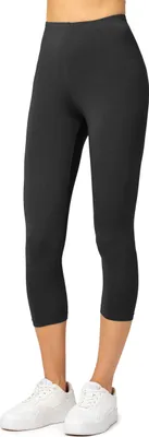 Image de Merry Style Leggings 3/4 pour femmes en viscose MS10-144 (Noir, S)