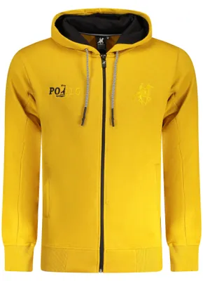 Image de Sweat-Shirt Jaune À Fermeture Éclair Pour Homme Us Grand