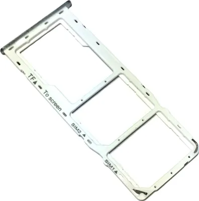 Produktbild von Dual Simkartenhalter und micro-SD Speicherkartenfach für Samsung Galaxy A22 5G, Original Ersatzteil, Weiß