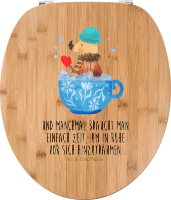 Produktbild von Mr. & Mrs. Panda Toilettendeckel Nachtfalter Schaumbad - Transparent - Geschenk, WC Deckel, Klobrille, Ziele, Lustige Sprüche, Klodeckel, Sitz, klo, Tasse, Badezimmer